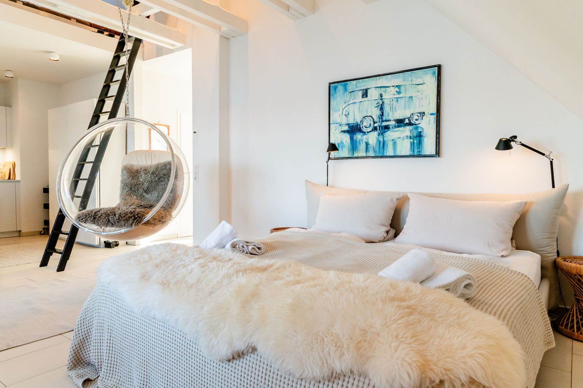 1 Schlafzimmer, Bügeleisen/Bügelbrett, kostenloses WLAN, Bettwäsche