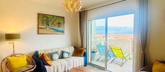 Superb sea view apartment in Algajola