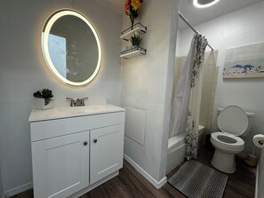 Hair dryer, towels