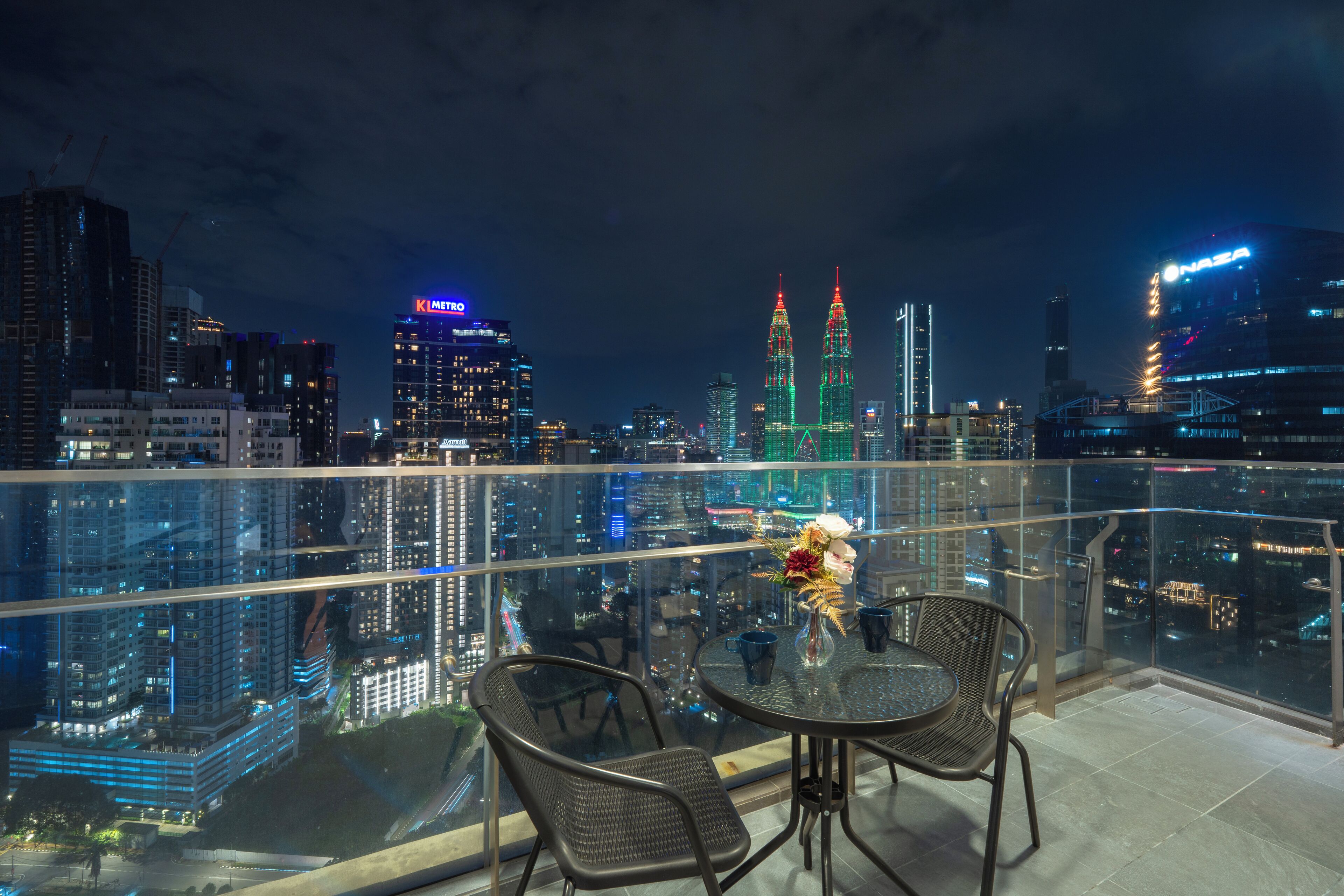 Vue depuis le balcon