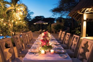 Outdoor dining