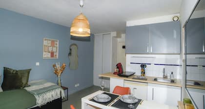 Cozy Studio Near Cité des CongrÚs - Wi-Fi and fiber