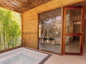 Standard Triple Room, Garden View | Premium bedding, memory-foam beds, minibar, in-room safe - Eco Mónica - By Cristal Resort (Paje)