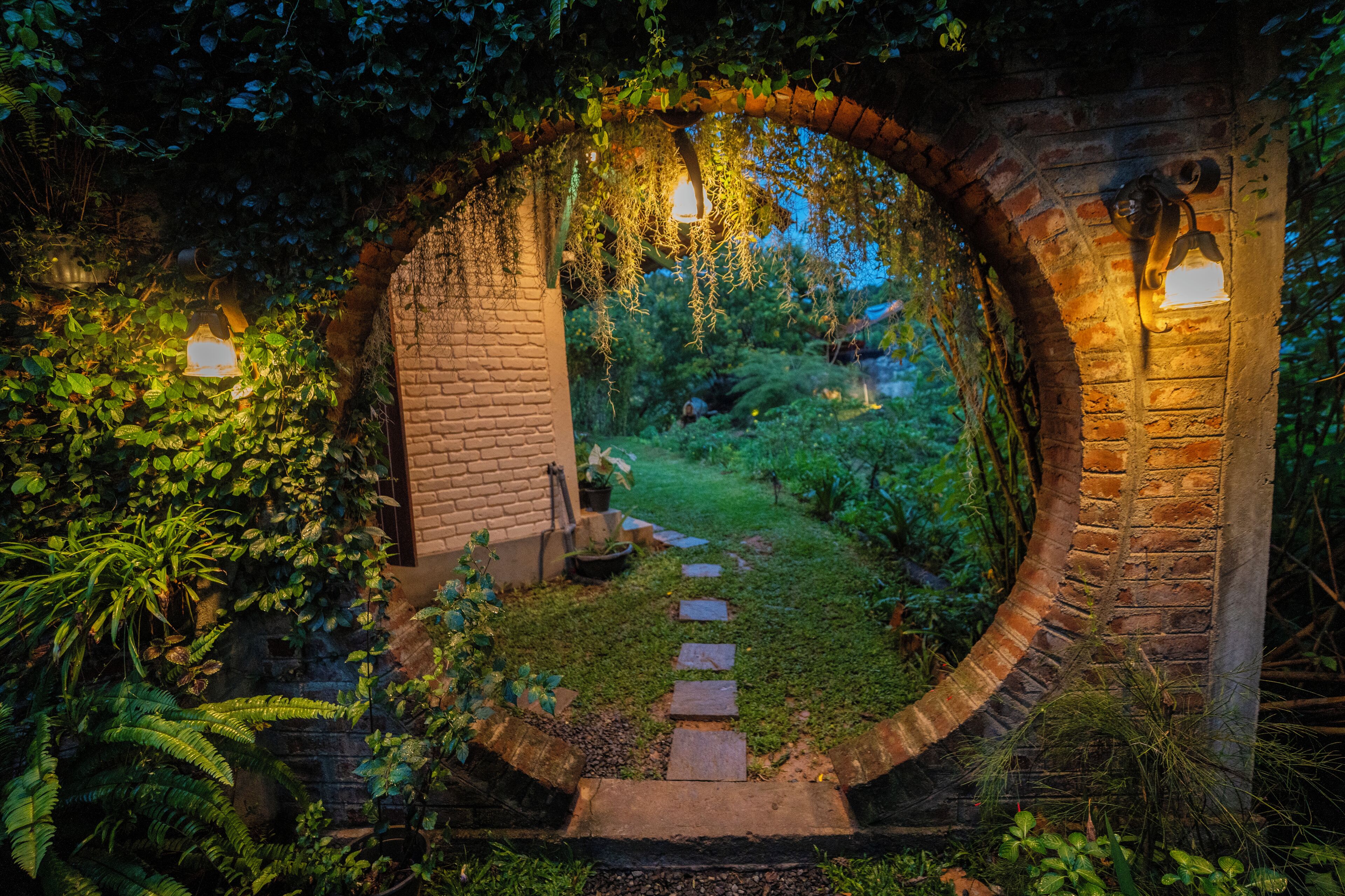 Entrée de l’hébergement