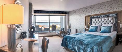 Een strijkplank/strijkijzer, gratis wifi