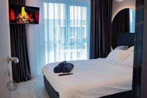 1 室のベッドルーム、アイロン / アイロン台、WiFi、ベッドシーツ