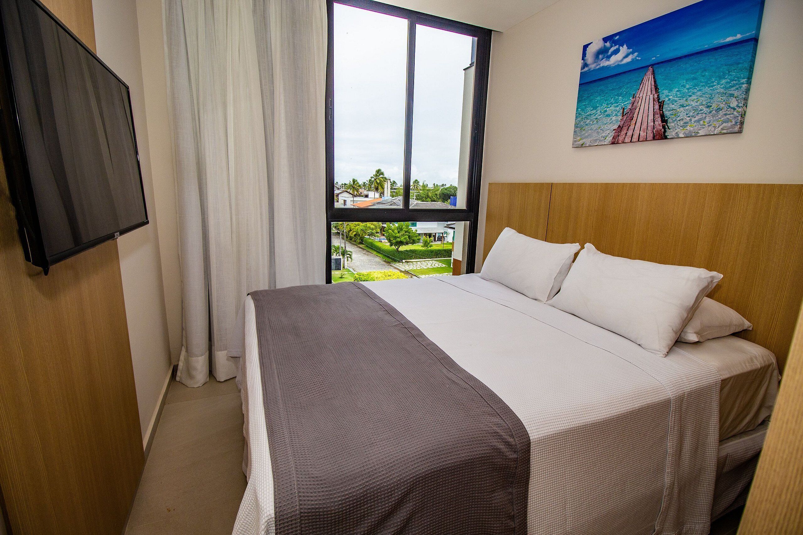 Leilighet | Blendingsgardiner, strykejern/-brett, wi-fi (inkludert) og sengetøy