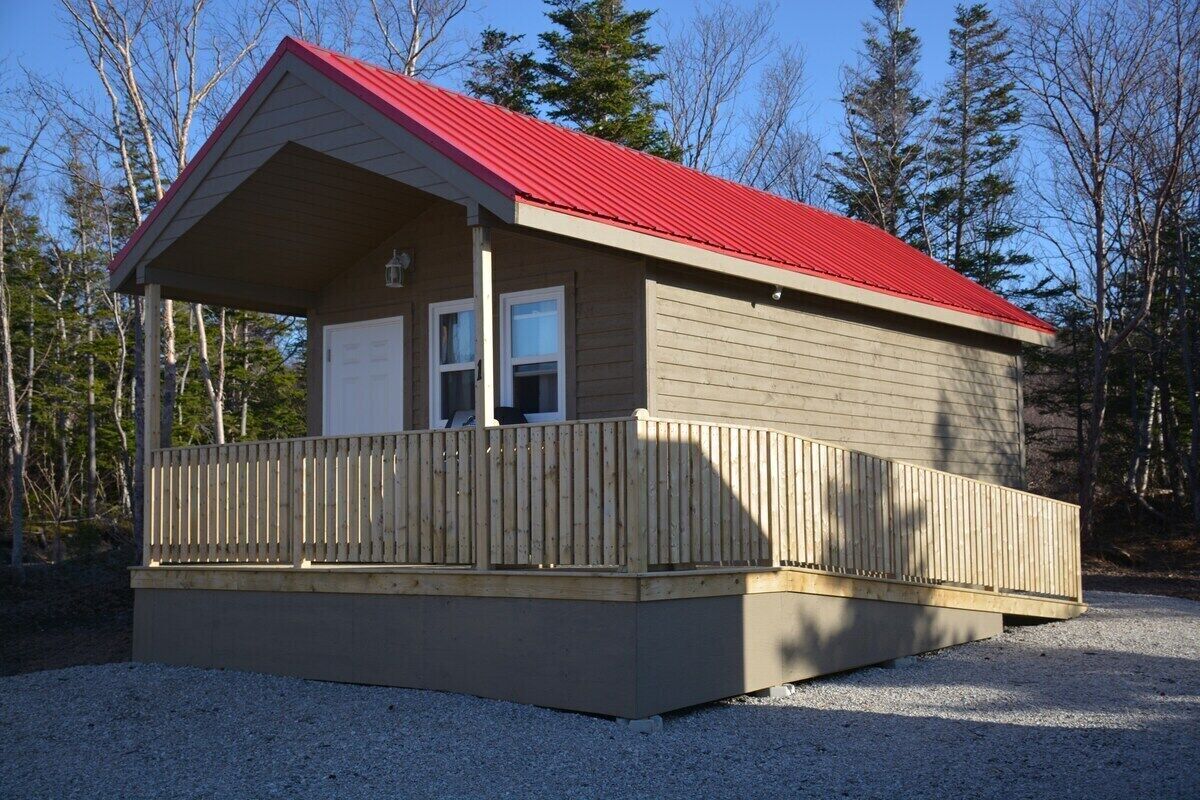 Maison Deluxe, accessible aux personnes à mobilité réduite, salle de bain privée (Chalet 1) | Extérieur