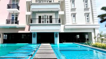 Shared Dormitory, 1 Bedroom, Accessible, Smoking | Pool | Outdoor pool