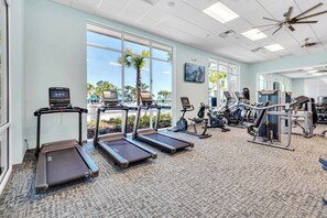 Fitness facility - Upstay: 5BR Resort Home w Arcade & Private Pool (Clermont)