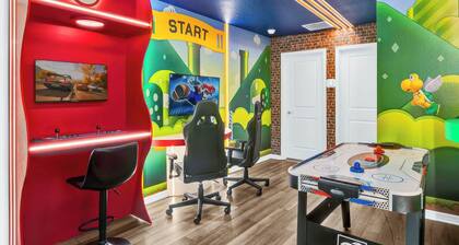 Upstay: 5BR Resort Home w Arcade & Private Pool