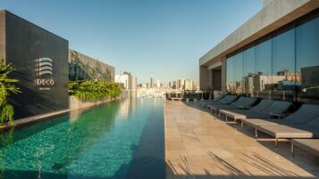 Indoor pool, seasonal outdoor pool