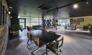 Sittområde i lobbyn