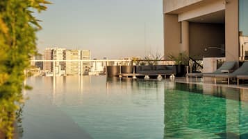 Indoor pool, outdoor pool