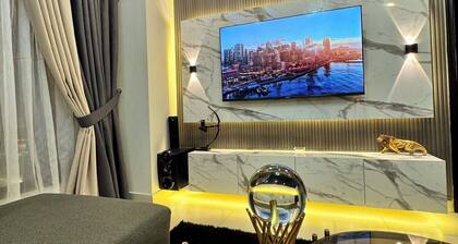 2-bedroom apartment in perfect Islamabad with WiFi, fitness room, AC