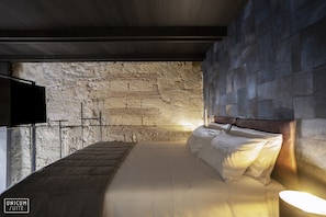 Suite – superior, 1 kingsize-seng med sovesofa, tekjøkken, byutsikt | Allergitestet sengetøy, dundyner og senger med overmadrass