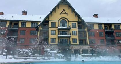 Cozy Top Floor Studio On The Slope, Pool, Hot Tubs, Sauna, Fireplace