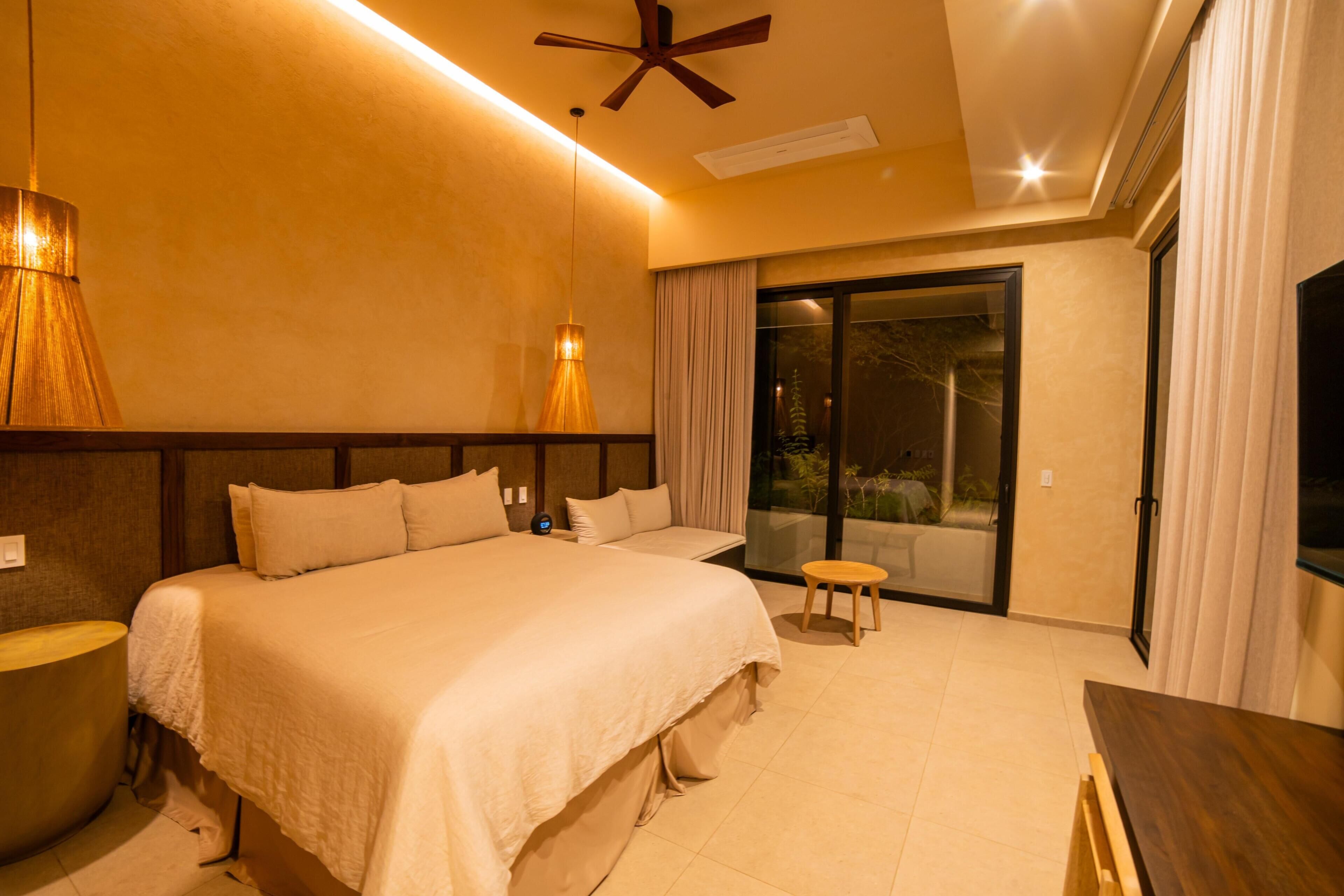 5 chambres, accès Internet