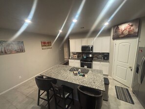 Microwave, stovetop, dishwasher