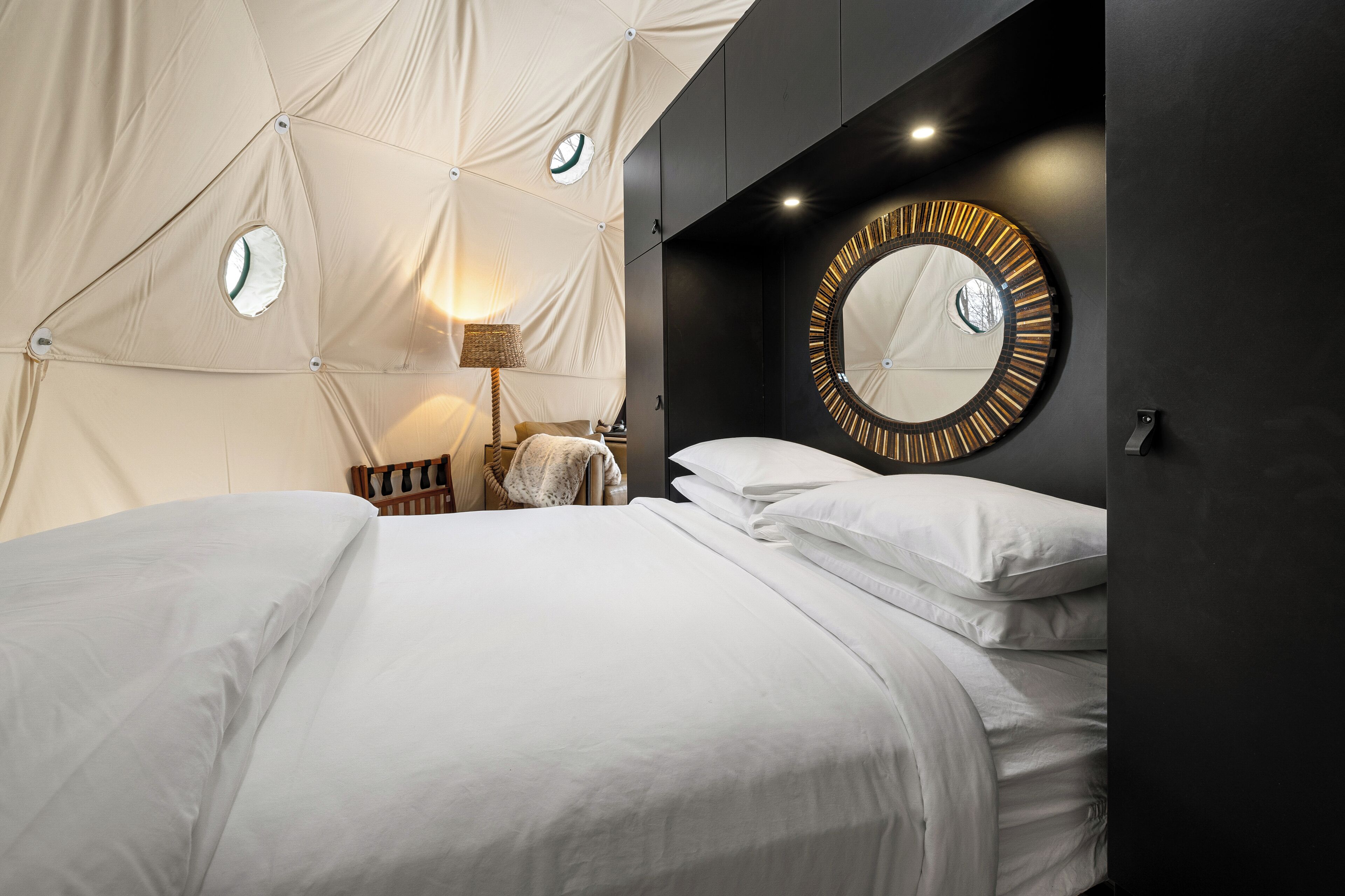 The Ambassador Dome | Bộ trải giường bằng vải cotton Ai Cập, bộ đồ giường cao cấp 