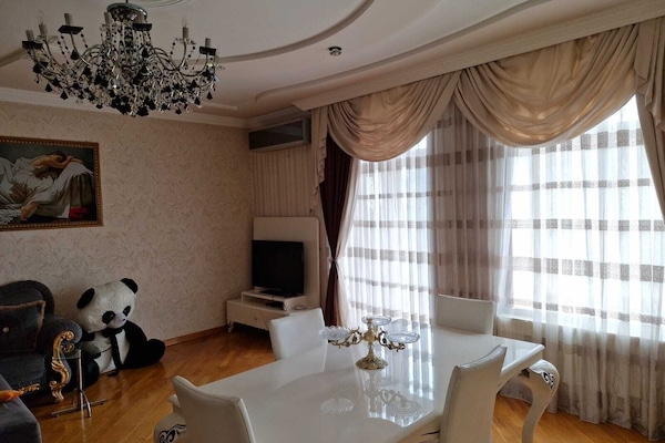 Deluxe Apartment, Balcony, City View | 2 bedrooms, soundproofing, iron/ironing board, free WiFi