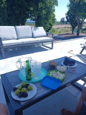 Opções para refeição ao ar livre