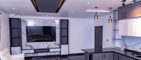 Presidential Apartment, Pool View | Living room