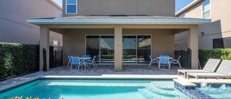 Indoor pool, a heated pool