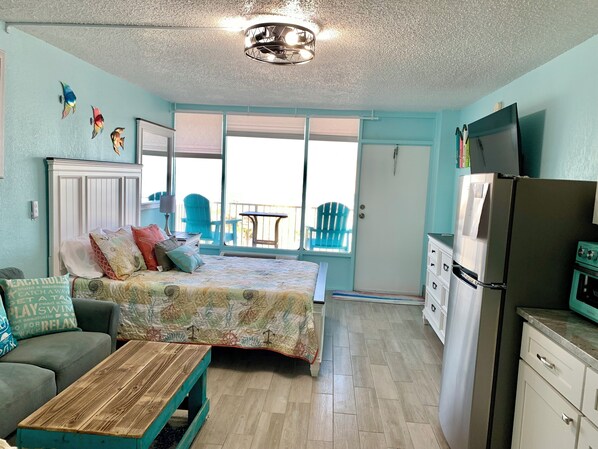 Studio, balcon, vue sur lâocĂ©an | AccĂšs au Wi-Fi (inclus)