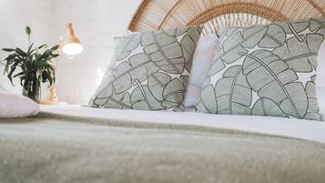 6 chambres, fer et planche Ă repasser, Wi-Fi, draps fournis