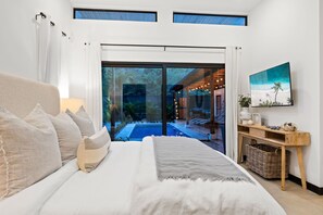 3 bedrooms, iron/ironing board, WiFi, bed sheets - Casa Kaia, Modern 3BR Oasis with Private Pool, Steps to Tamarindo Beach (Tamarindo)