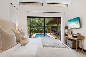3 bedrooms, iron/ironing board, WiFi, bed sheets - Casa Kaia, Modern 3BR Oasis with Private Pool, Steps to Tamarindo Beach (Tamarindo)