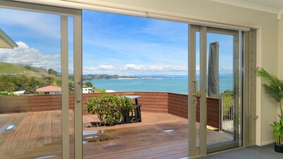 Situated in Atawhai a short drive from central Nelson, with stunning ocean views