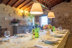 Dining - VILLA SOLATA - Nine Bedroom Villa, Sleeps 20 (Siena)