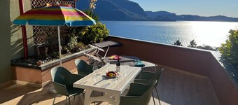 Bella Rosa Apartment in Ghiffa with lake view