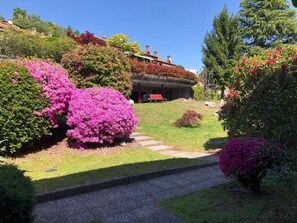 Property grounds - Bella Rosa Apartment in Ghiffa with lake view (Ghiffa)