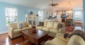 House, Multiple Beds (Key Lime Villa) | Living area - Key Lime Villa (Fort Myers Beach)