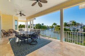 独立别墅, 多张床 (Sandy Getaway) | 室外用餐