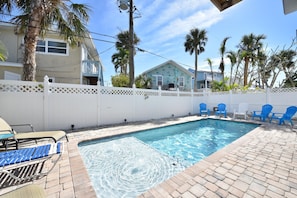 House, 1 King Bed with Sofa bed (Dolphin Dream) | Pool | A heated pool
