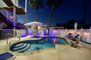 House, 1 King Bed with Sofa bed (Bluewaters Vista) | Pool | A heated pool - Bluewaters Vista (Fort Myers Beach)