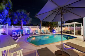 House, Multiple Beds (Bluewaters Beach House) | Pool | A heated pool - Bluewaters Beach House (Fort Myers Beach)