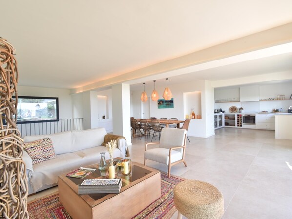 Living area - Villa Las Rocas (Begur)