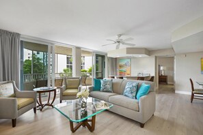 Condo, Multiple Beds (Gullwing #203) | Living area - Gullwing #203 (Fort Myers Beach)