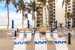 Condo, Multiple Beds (Gullwing #203) | Outdoor dining - Gullwing #203 (Fort Myers Beach)