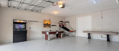 House, Multiple Beds (Blue View) | Games room