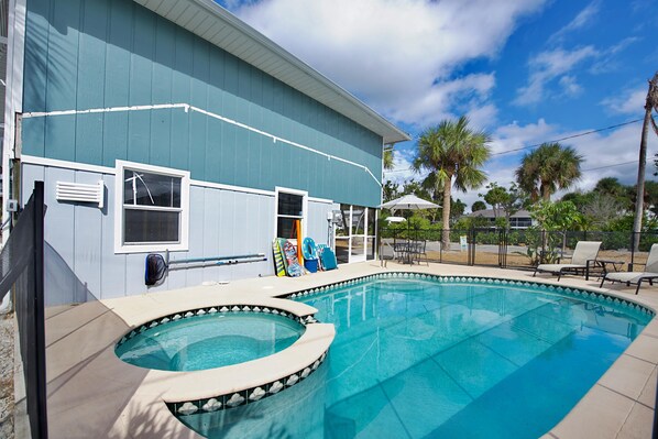 Casa, 2 camas Queen size (Beach Bungalow) | Alberca