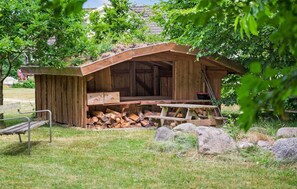 Outdoor dining - 5 bedroom pet friendly home in Nibe (Nibe)