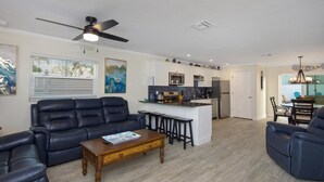 House, Multiple Beds (Coral By The Sea B) | Living area - Coral By The Sea B (Fort Myers Beach)