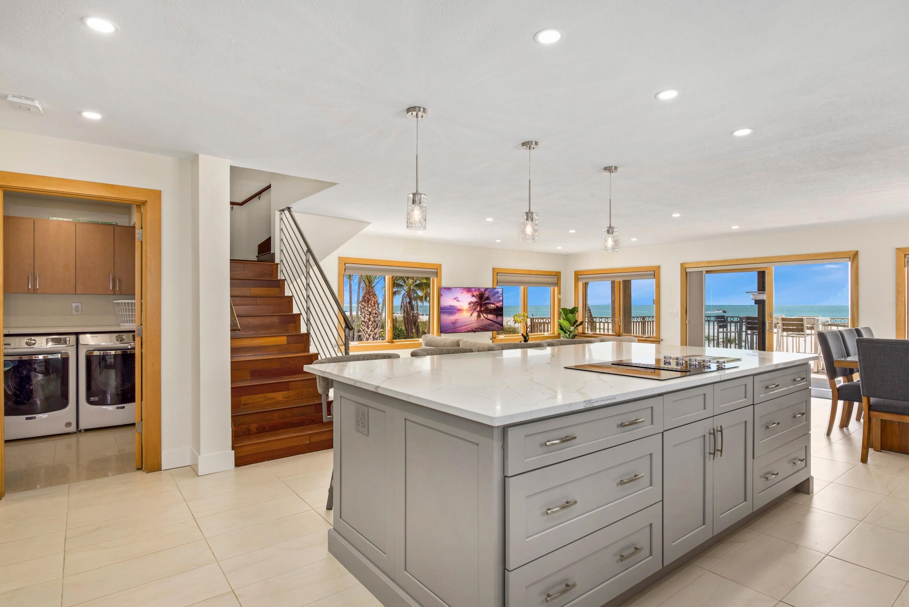 Casa, letti multipli (Beachfront Palace (Saint Kyrollos VI)) | Cucina privata