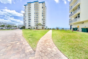 Stunning ocean views from the building's multiple balconies.